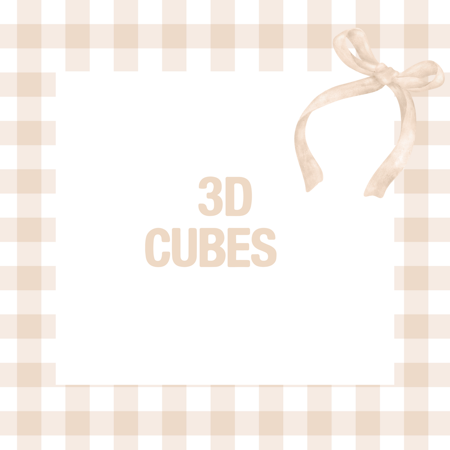 3D Cubes