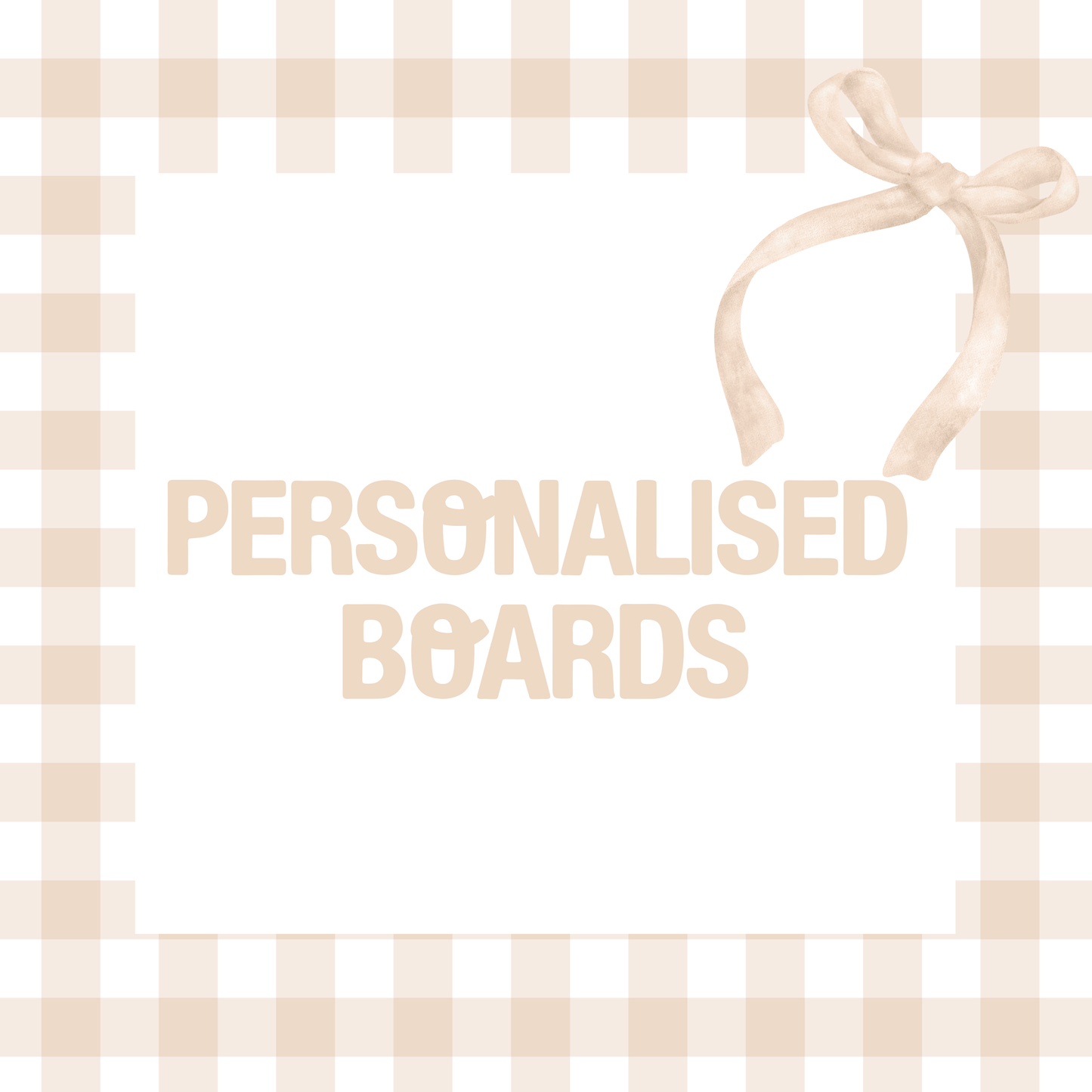Personalised Engraved Boards