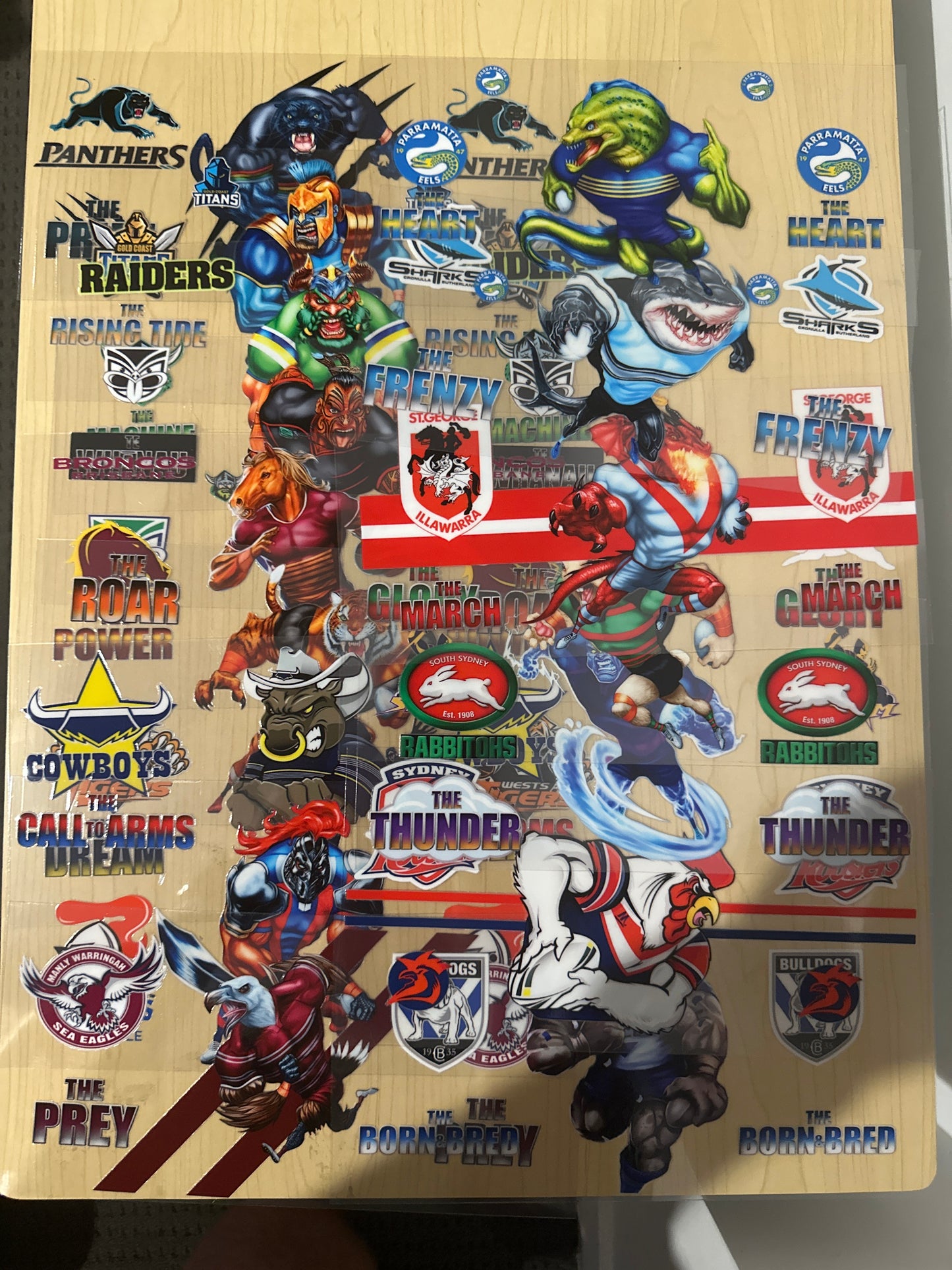 NRL wrap packs