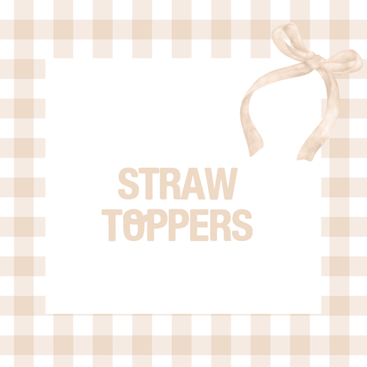 Straw Toppers