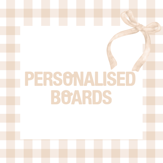 Personalised Engraved Boards