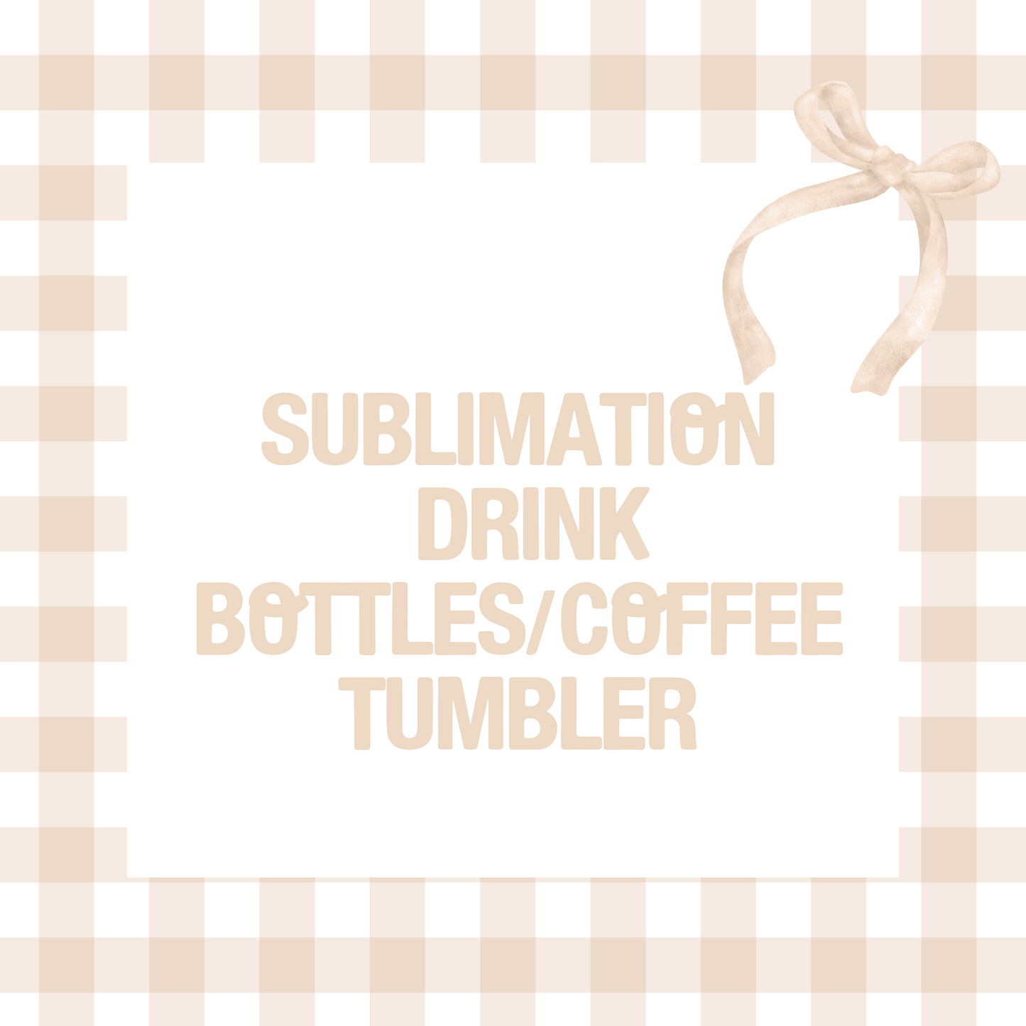 20oz Sublimation Tumbler