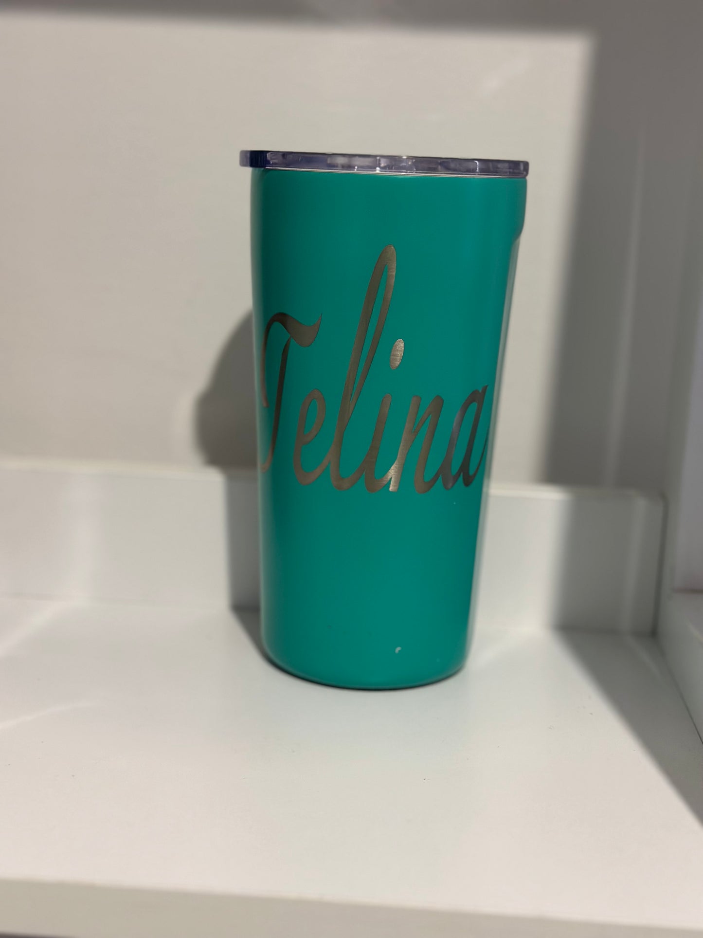 Laser engraved cups