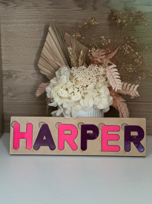 Personalised Acrylic Name Puzzle
