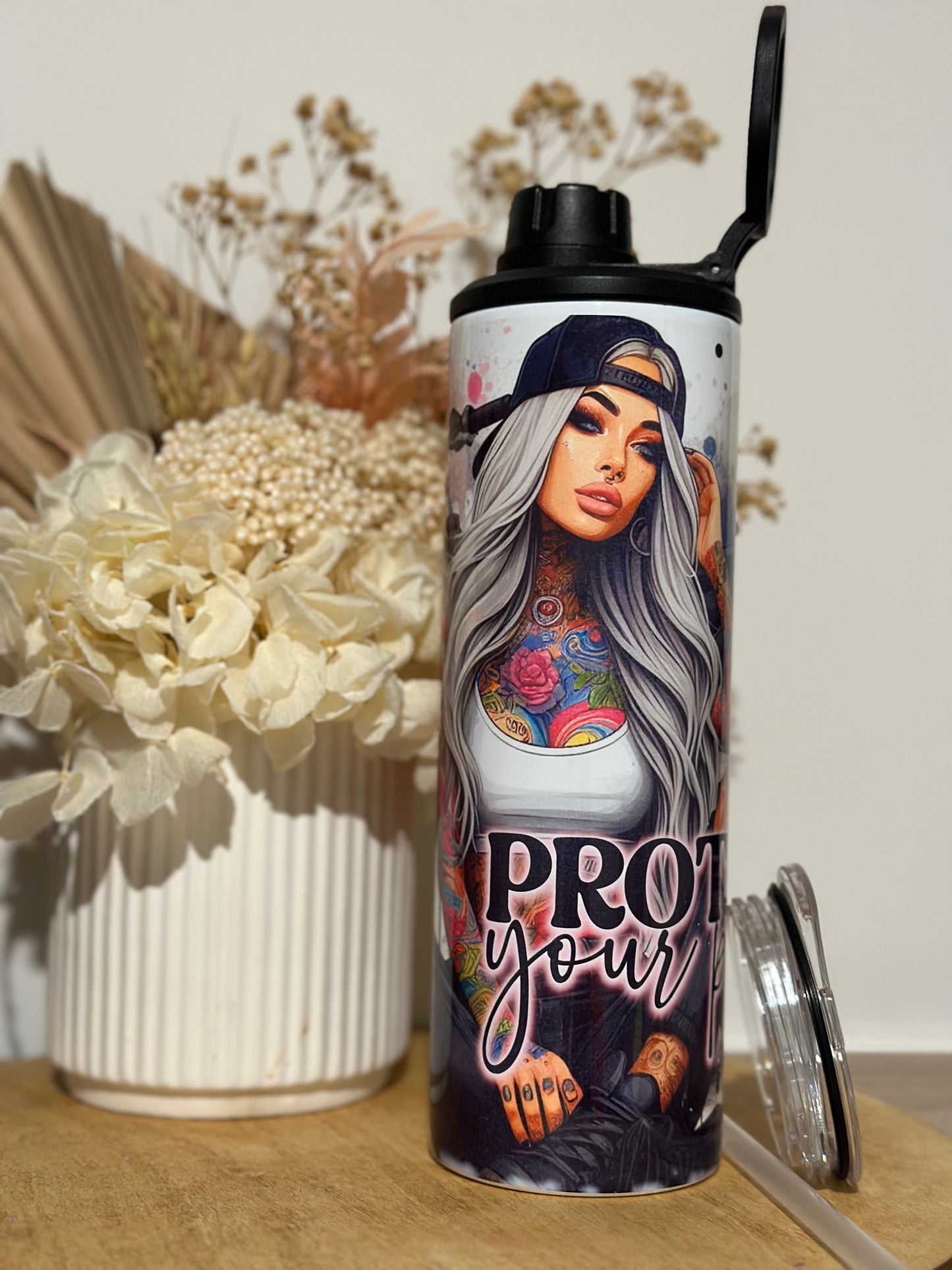 20oz Sublimation - Protect your Peace