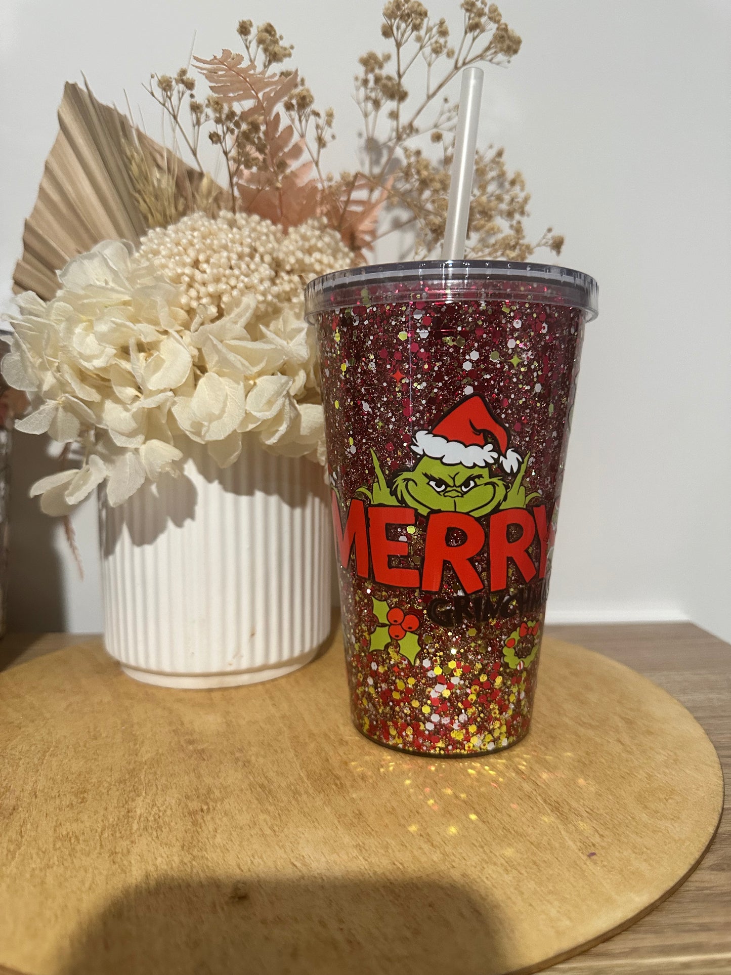 16oz Grinch Christmas Stadium Cup